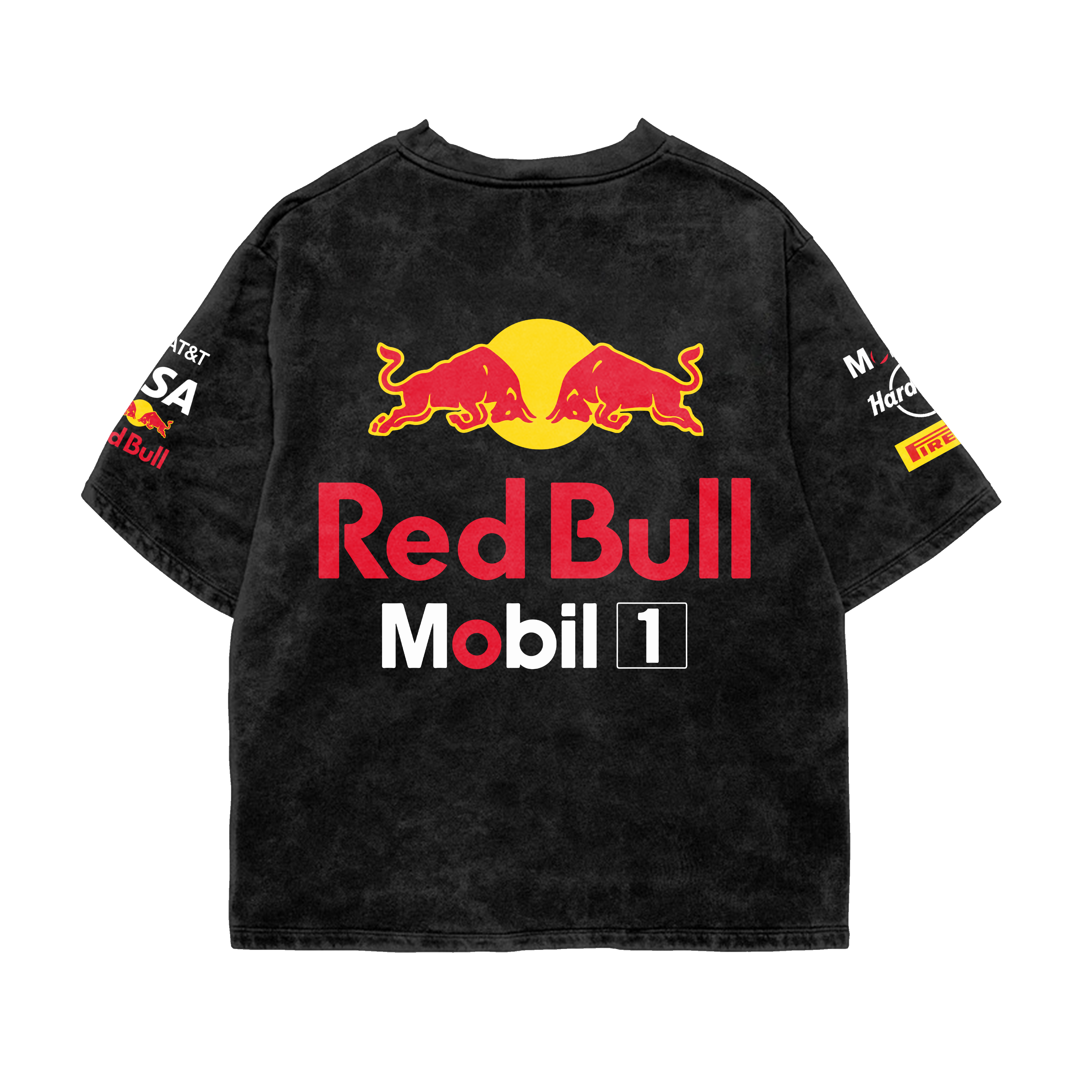 Red Bull Racing Oversized Tee – Acid Wash – YOLOZ