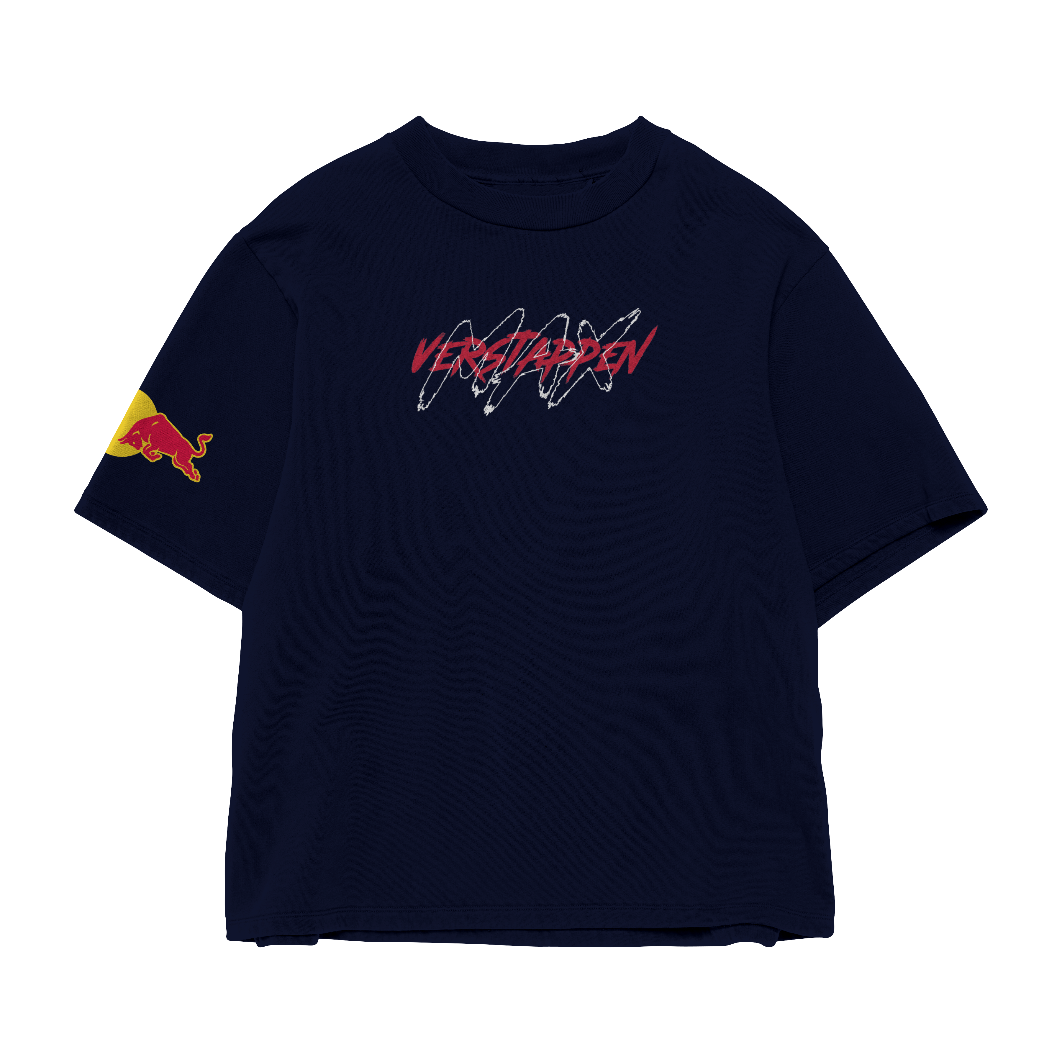 Max Verstappen Oversized Tee – Navy Blue