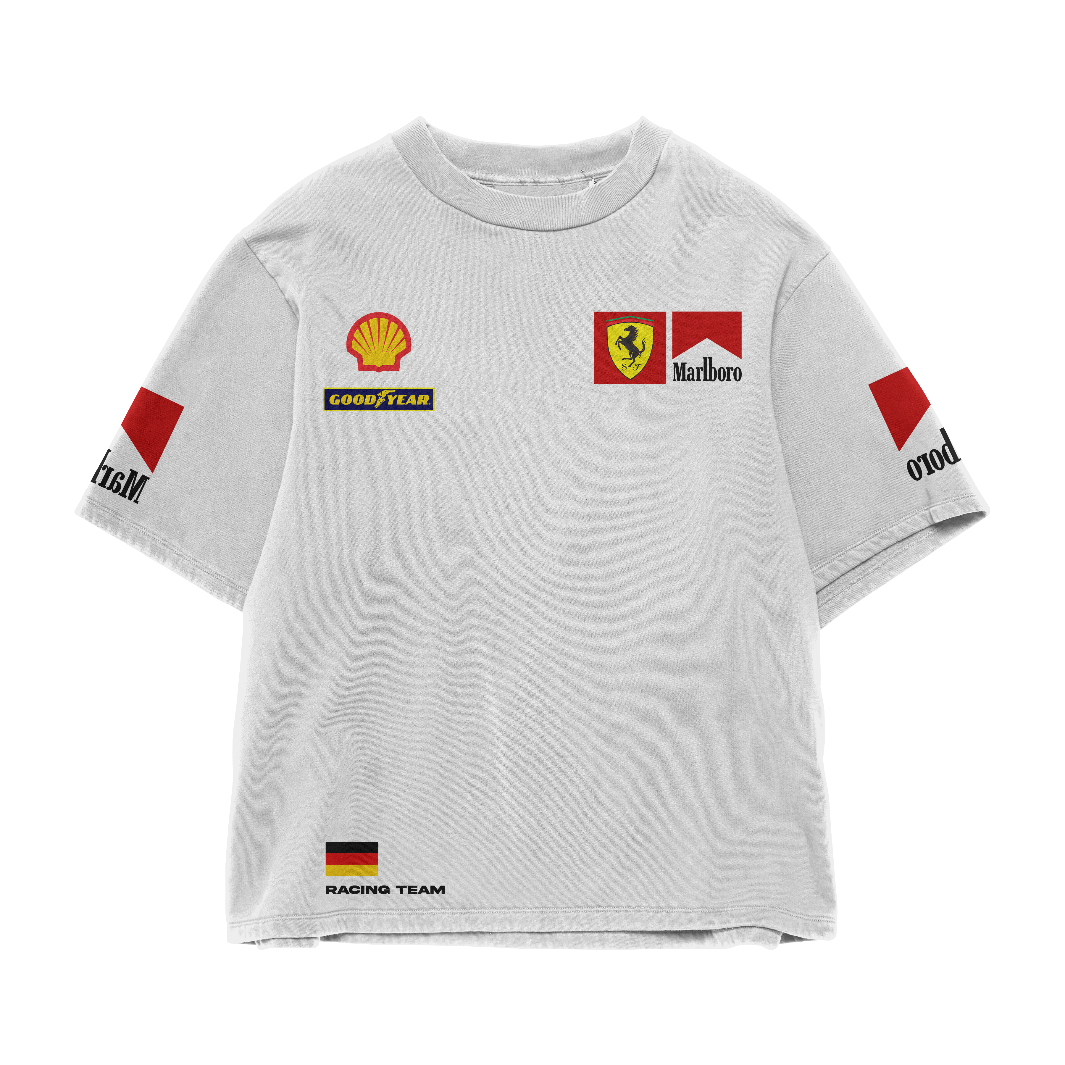 Marlboro Racing Oversized Tee – White