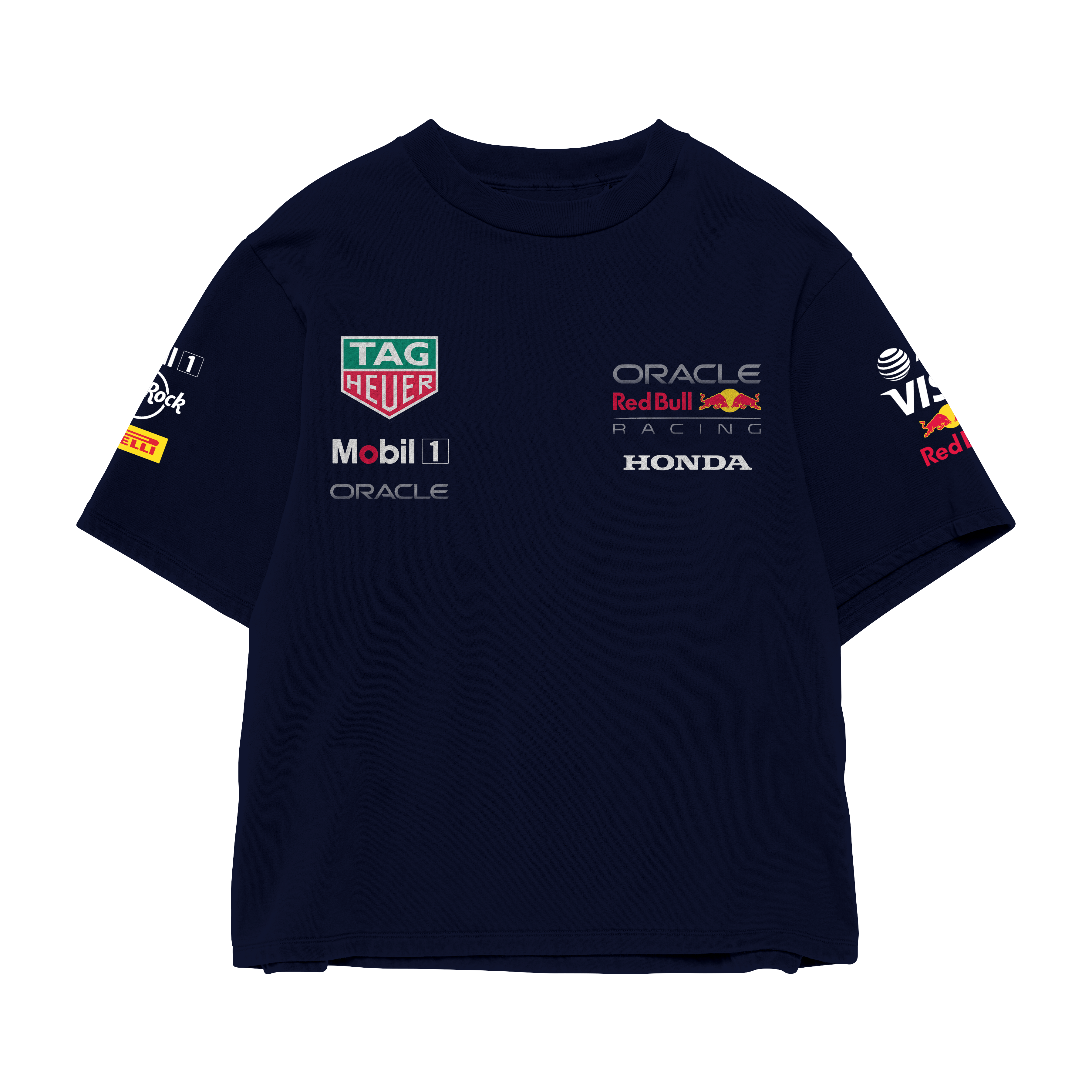 Red Bull Racing Oversized Tee – Navy Blue
