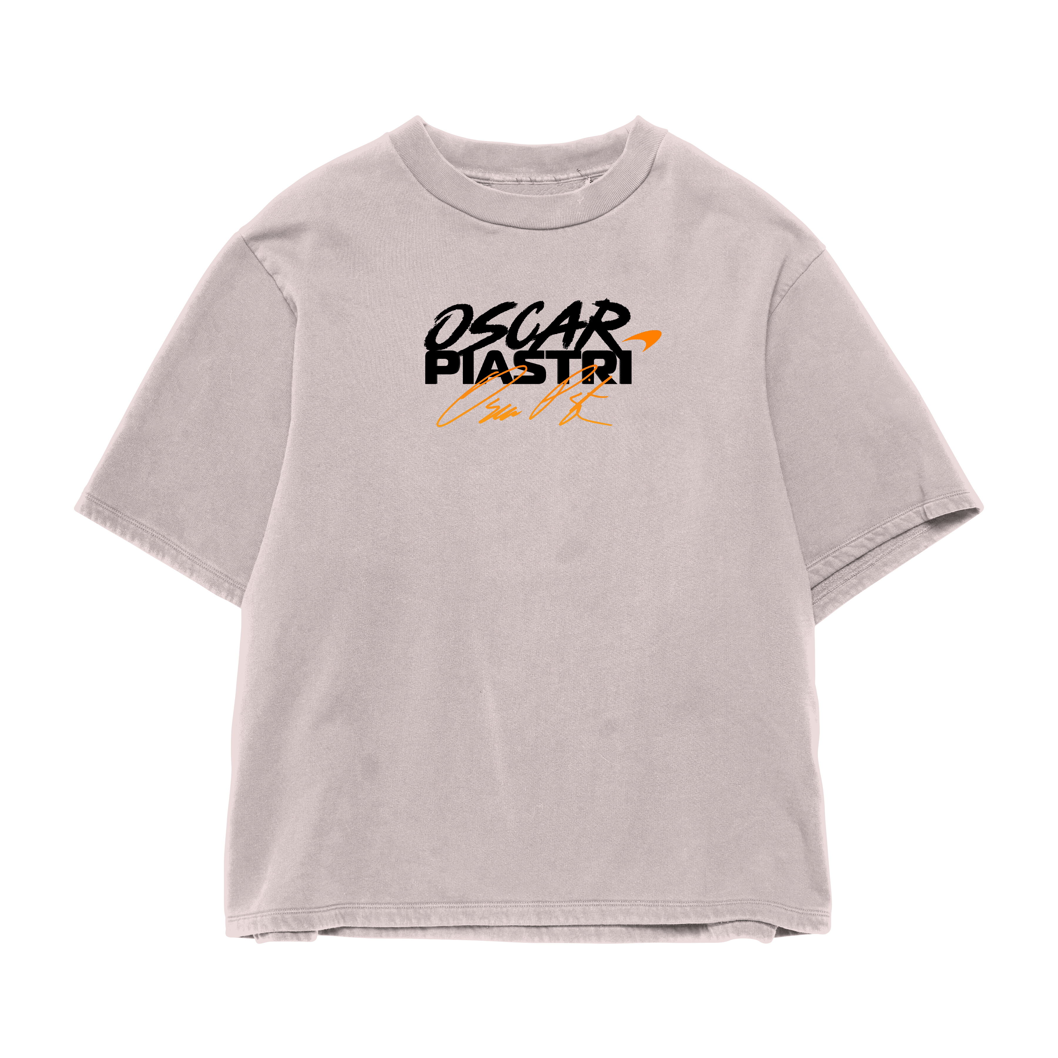 Oscar Piastri Oversized Tee – Off White
