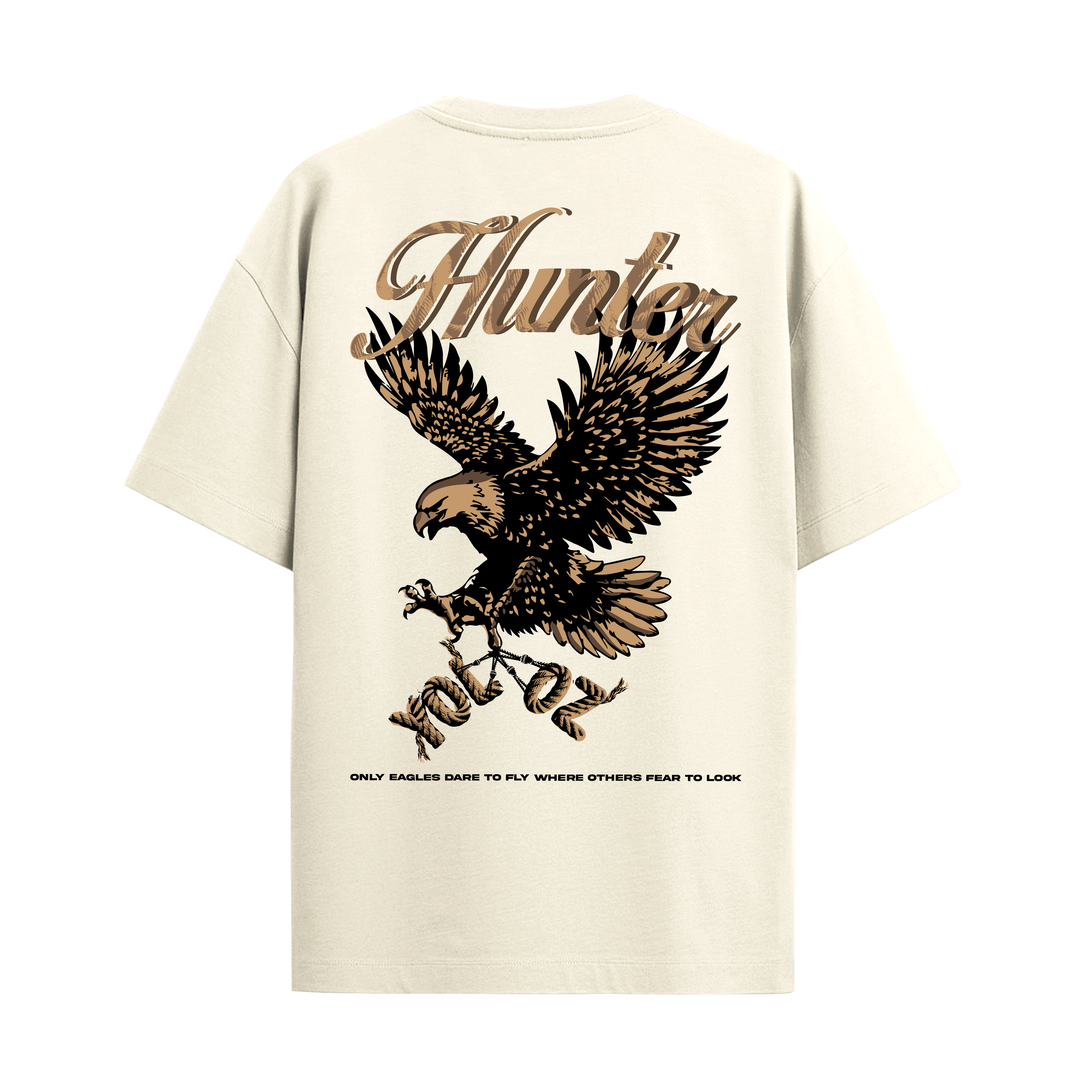 HUNTER OFF WHITE OVERSIZED T-SHIRT