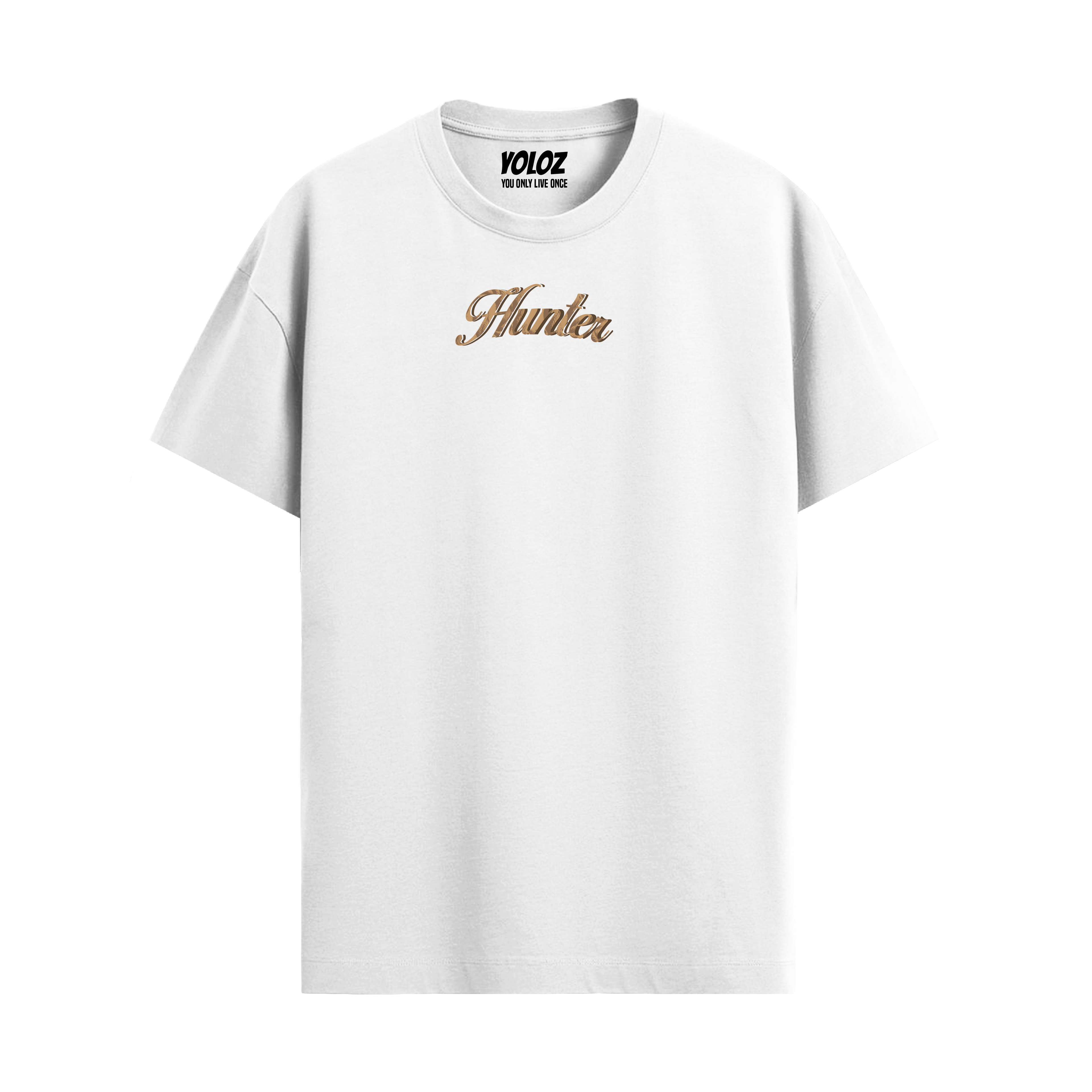 HUNTER WHITE REGULAR FIT T-SHIRT