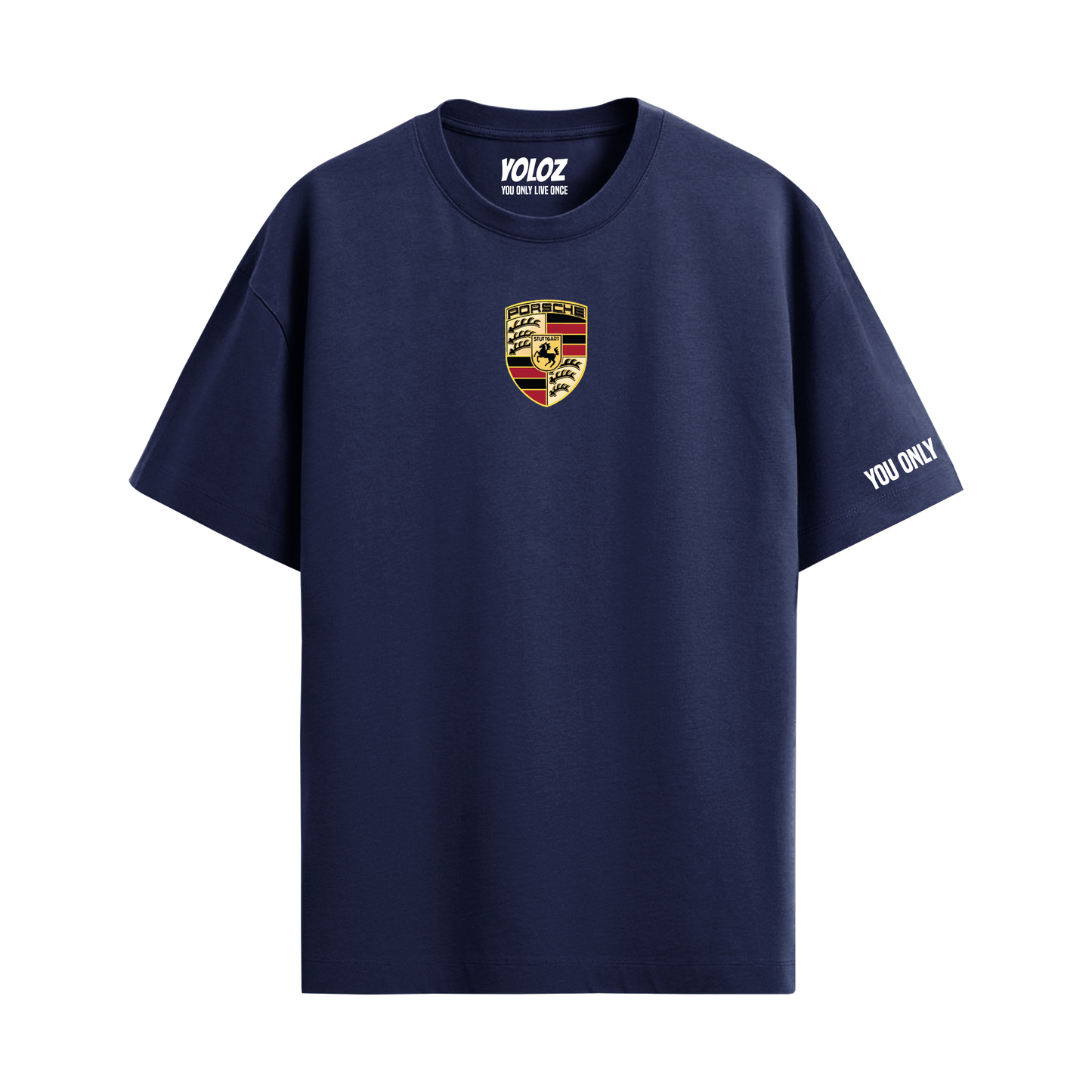 PORSCHE NAVY BLUE OVERSIZED T-SHIRT