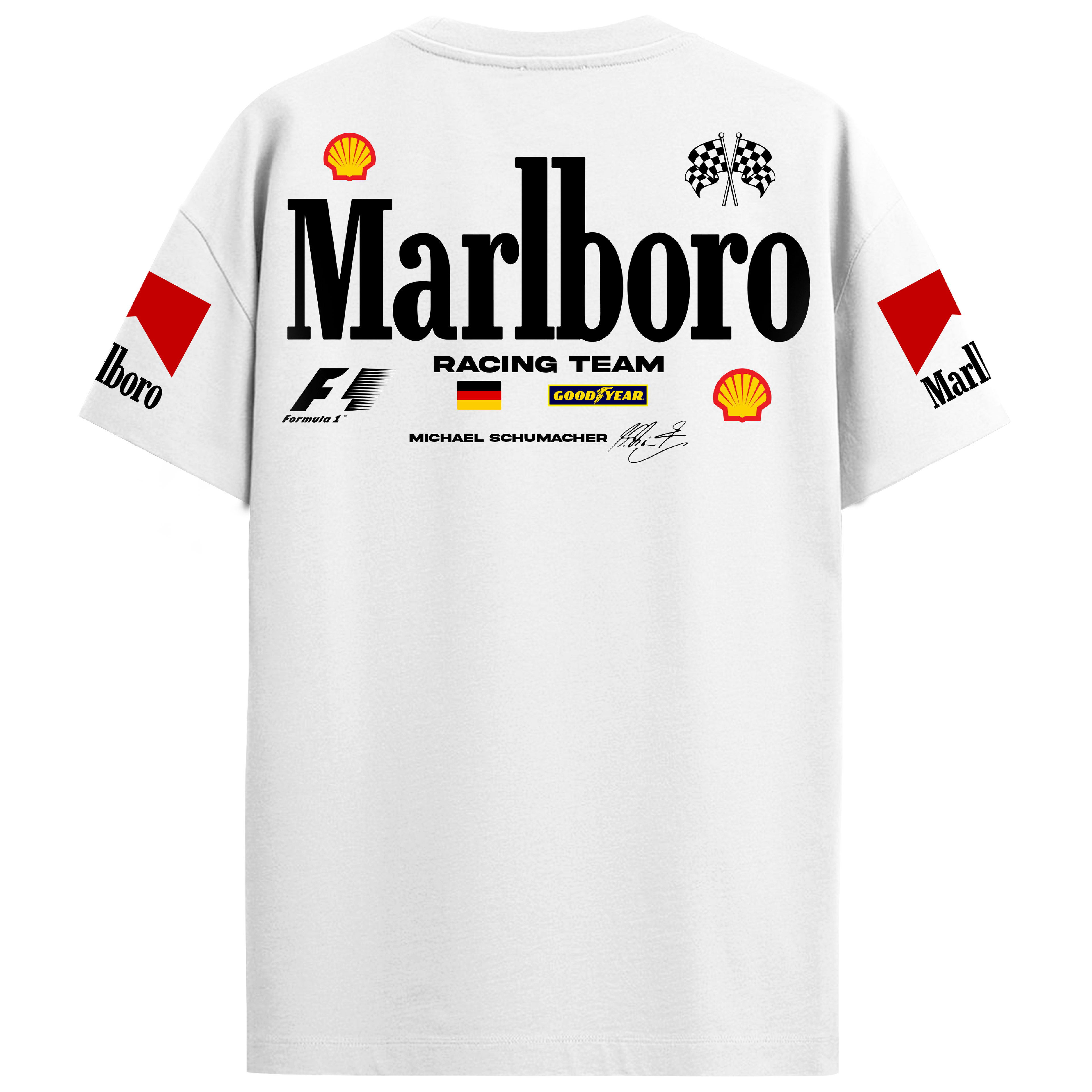 Michael Schumacher Marlboro Regular Tee – White