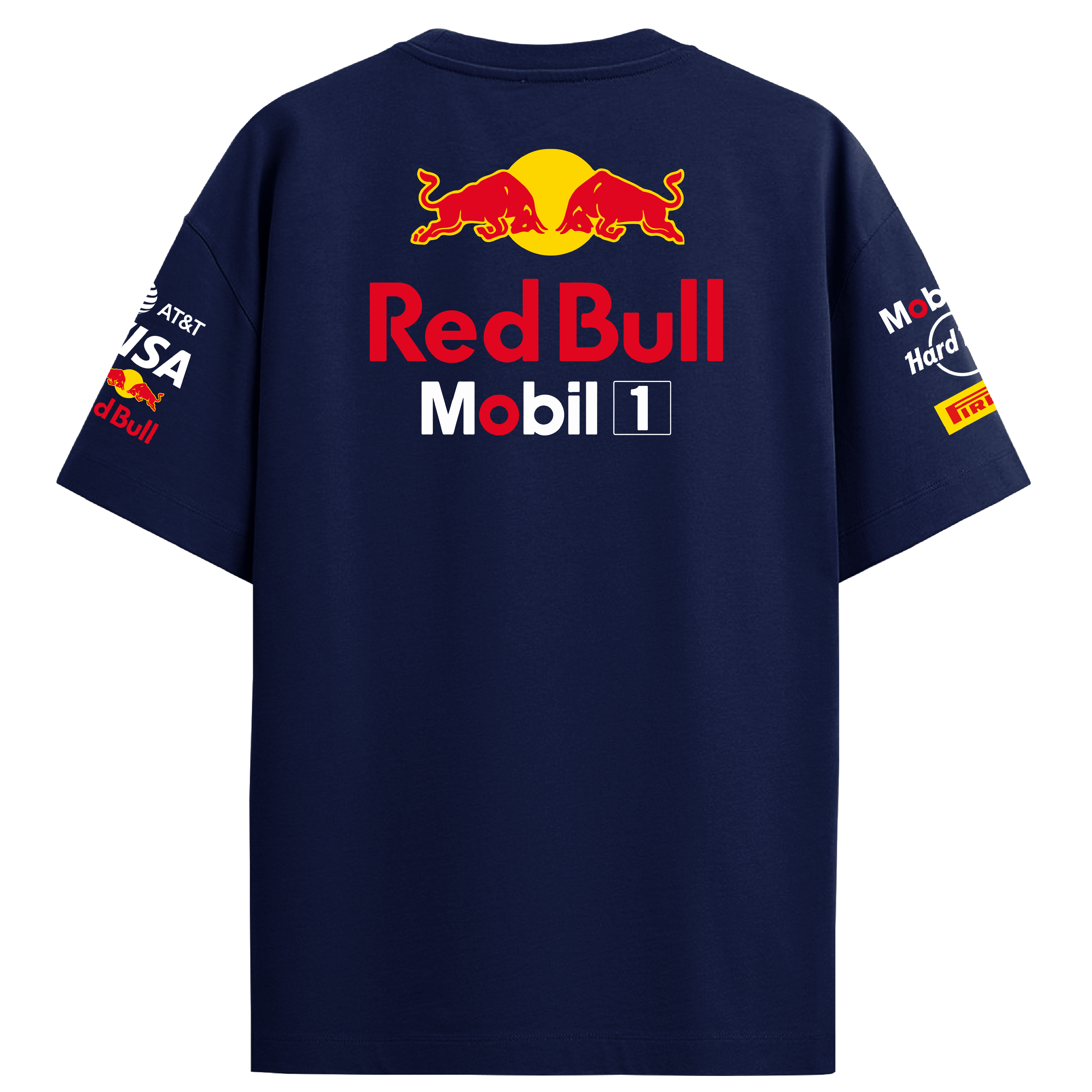 Red Bull Racing Oversized Tee – Navy Blue – YOLOZ