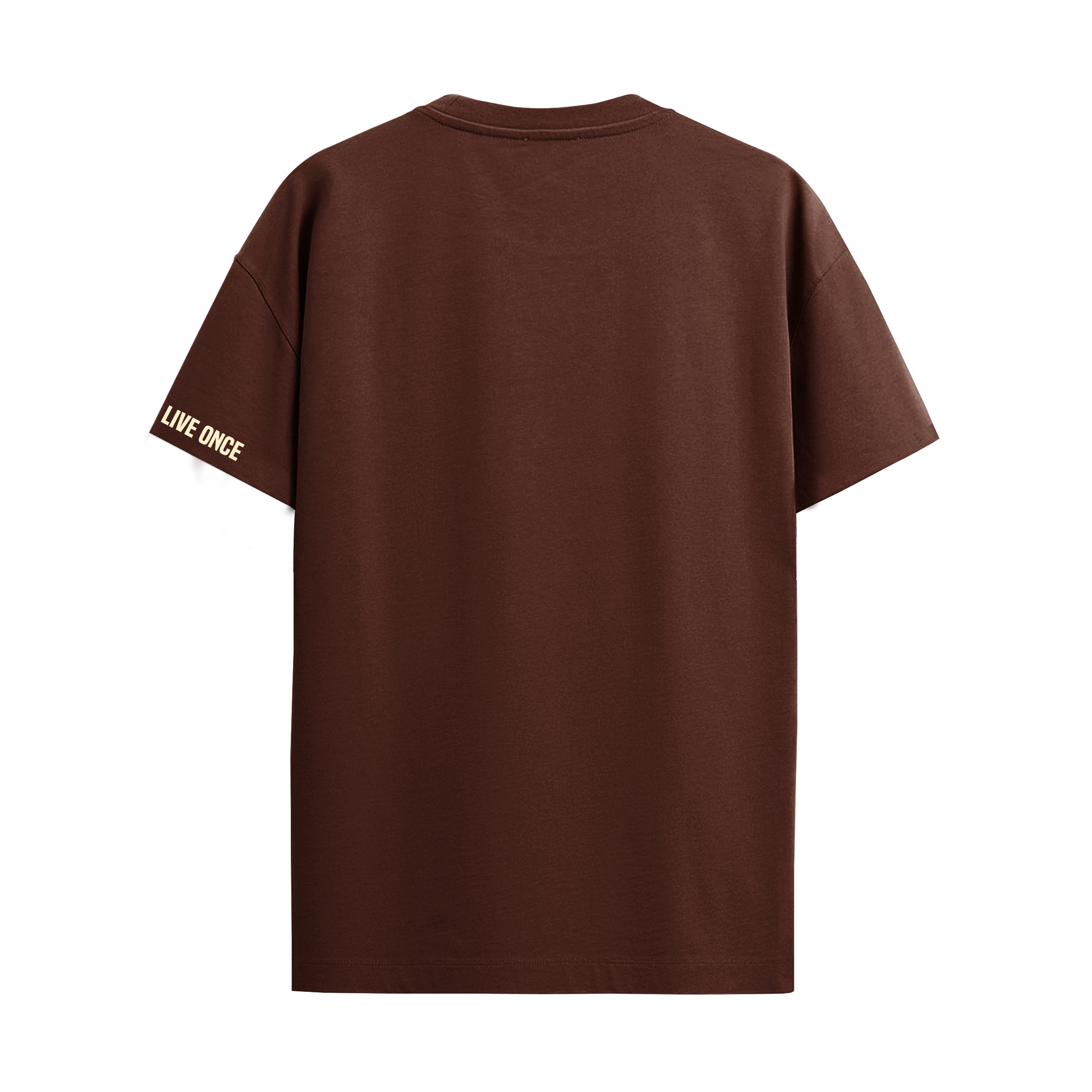 WE DON'T PLAY BROWN OVERSIZED T-SHIRT