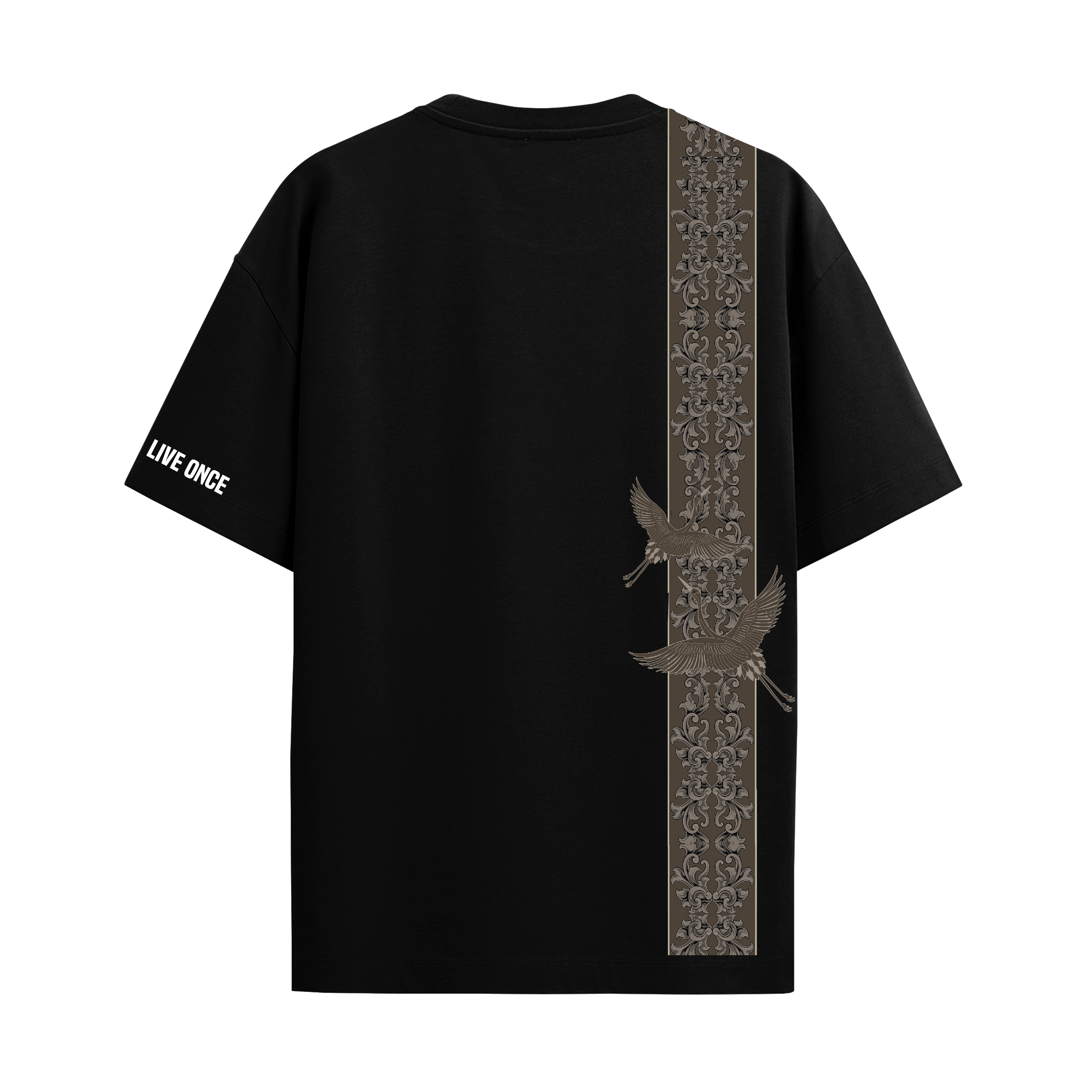 VULTURE BLACK OVERSIZED T-SHIRT