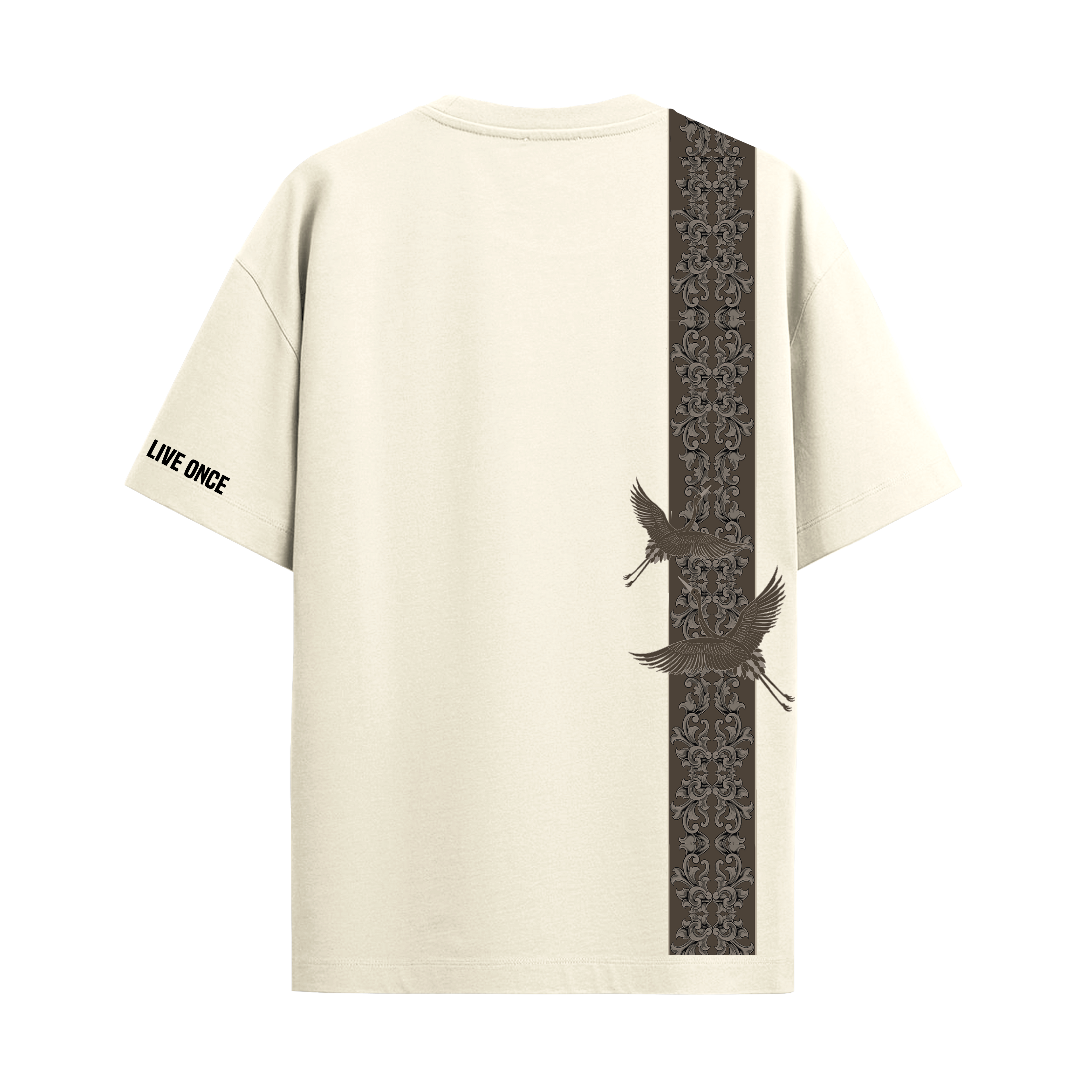 VULTURE OFF WHITE OVERSIZED T-SHIRT