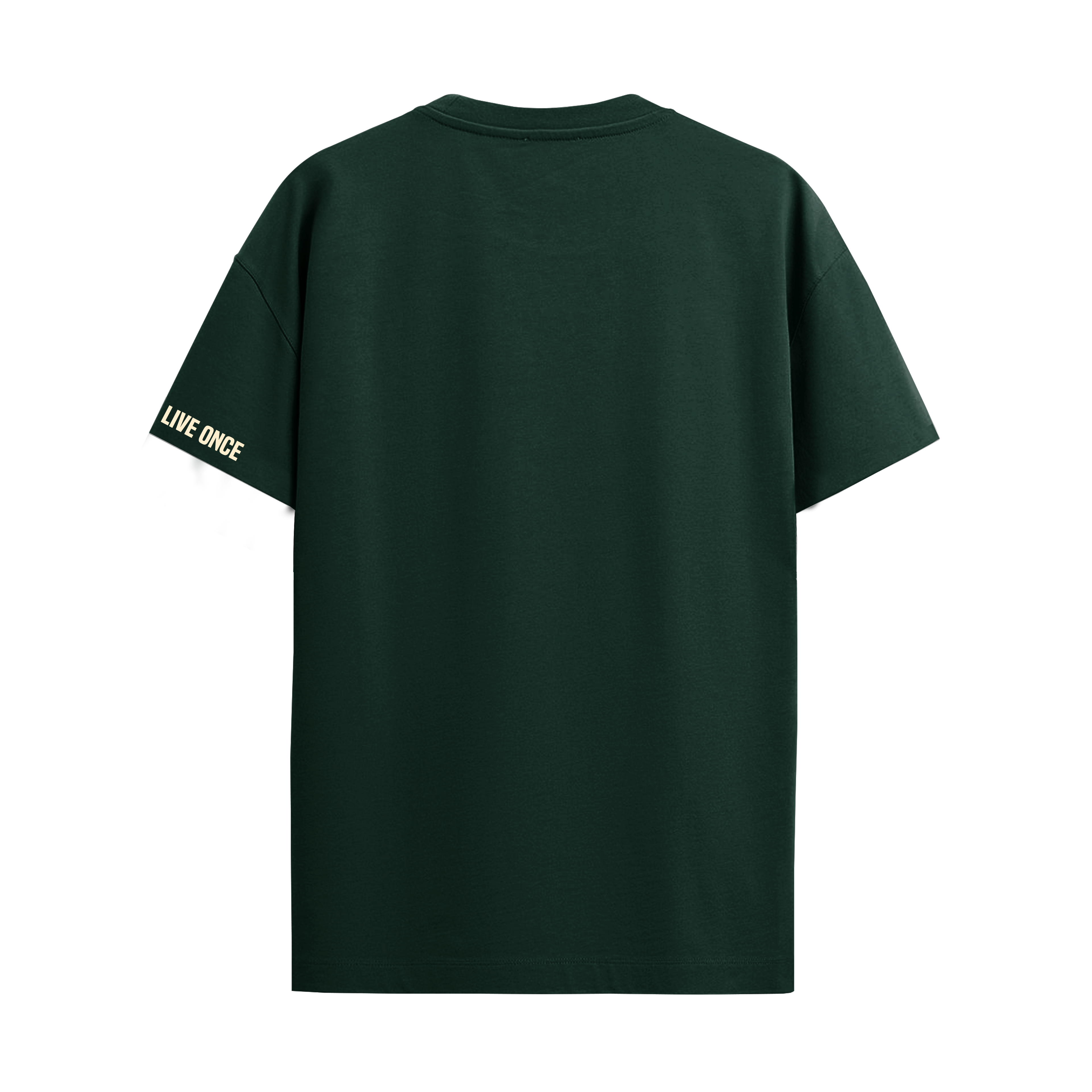 WE DON'T PLAY BOTTLE GREEN REGULAR FIT T-SHIRT