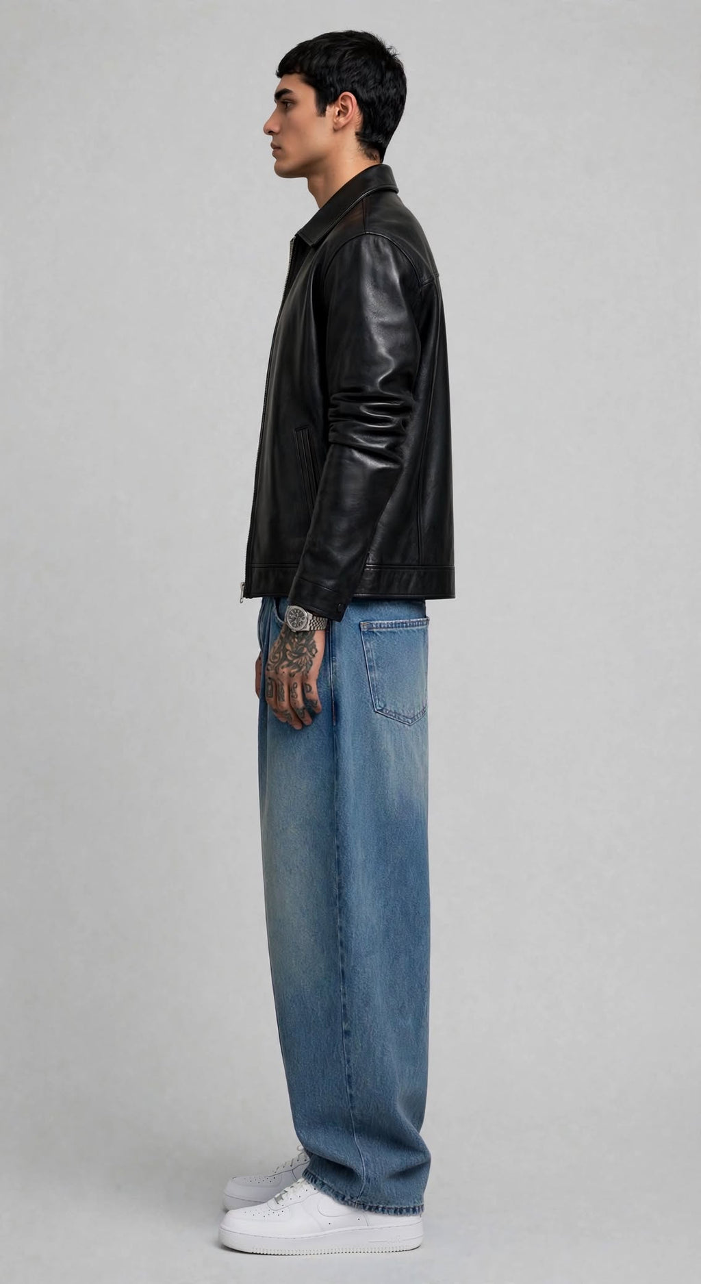 The Black Leather Jacket