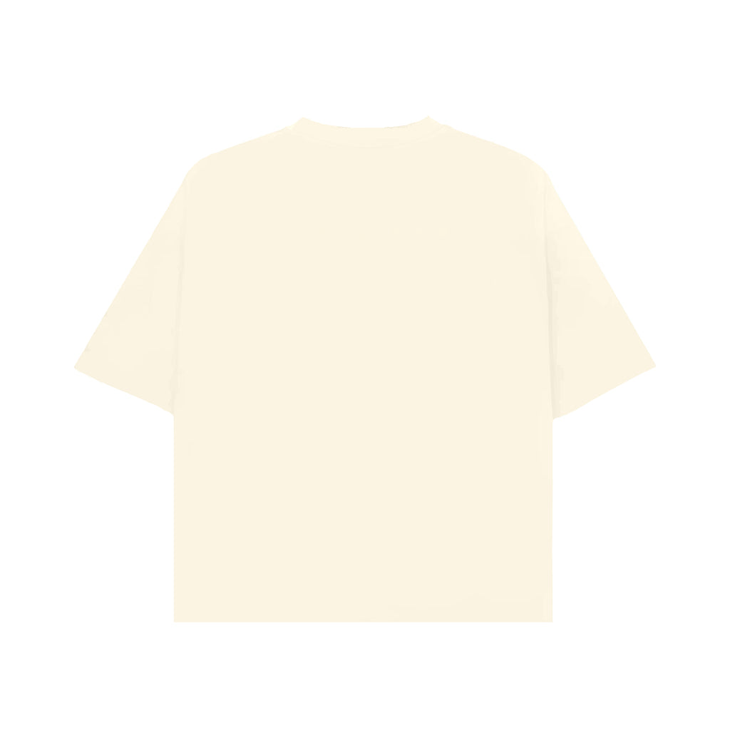 BASIC OFF WHITE OVERSIZED T-SHIRT