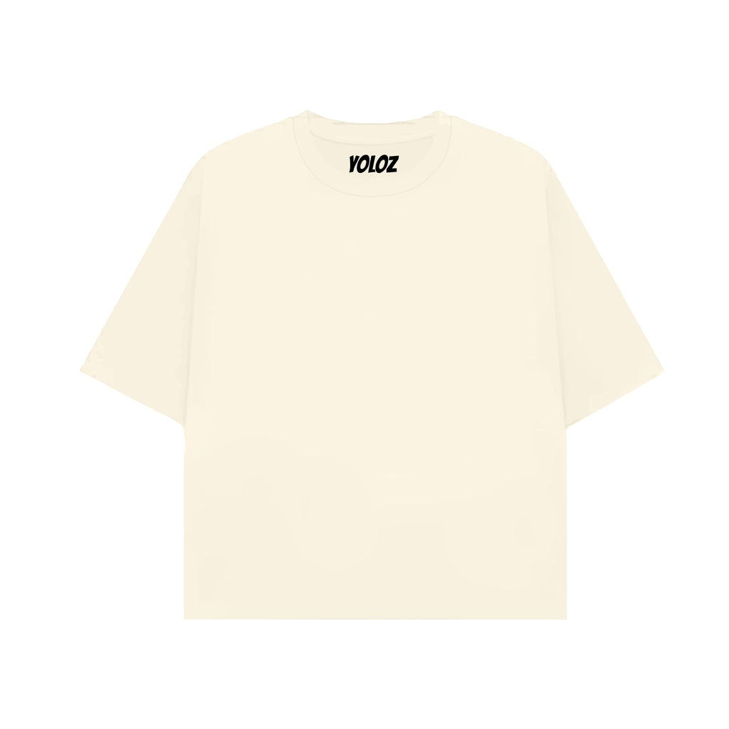 BASIC OFF WHITE OVERSIZED T-SHIRT