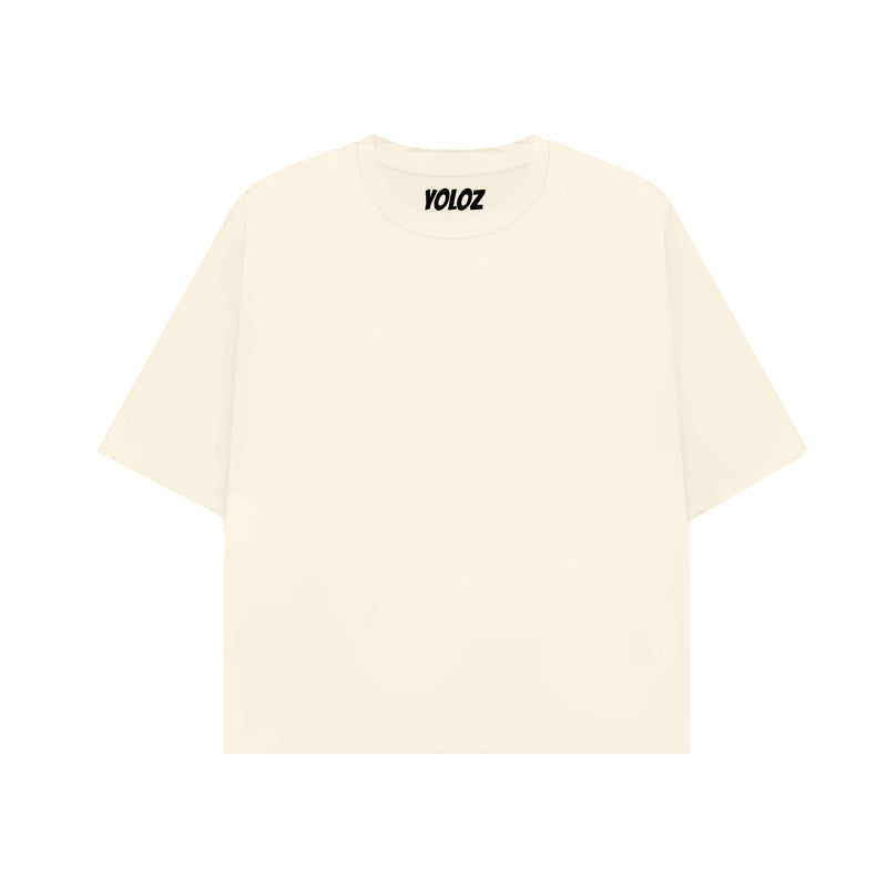 BASIC OFF WHITE OVERSIZED T-SHIRT