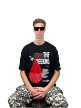 THE WEEKND BLACK OVERSIZED T-SHIRT