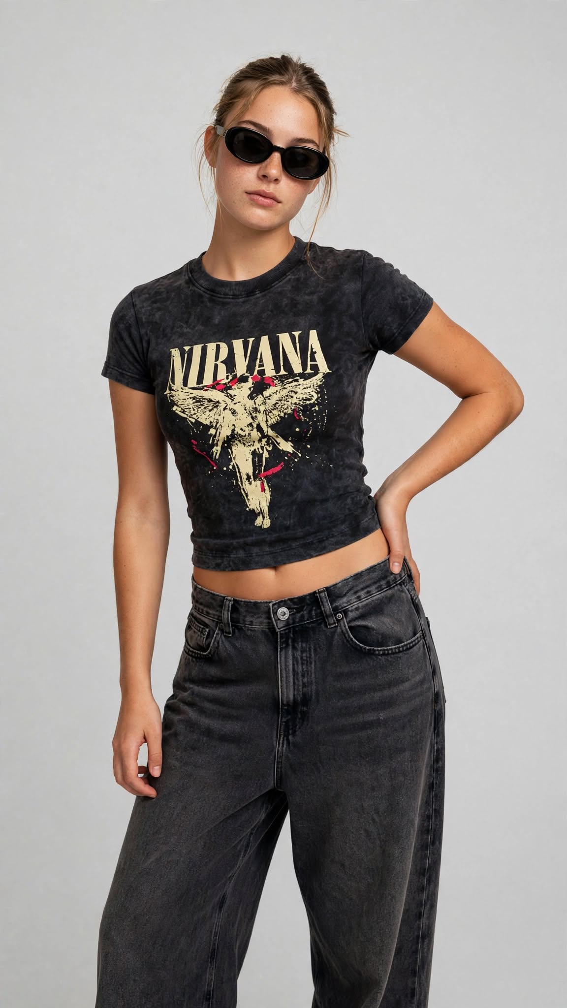 Nirvana Cropped Top