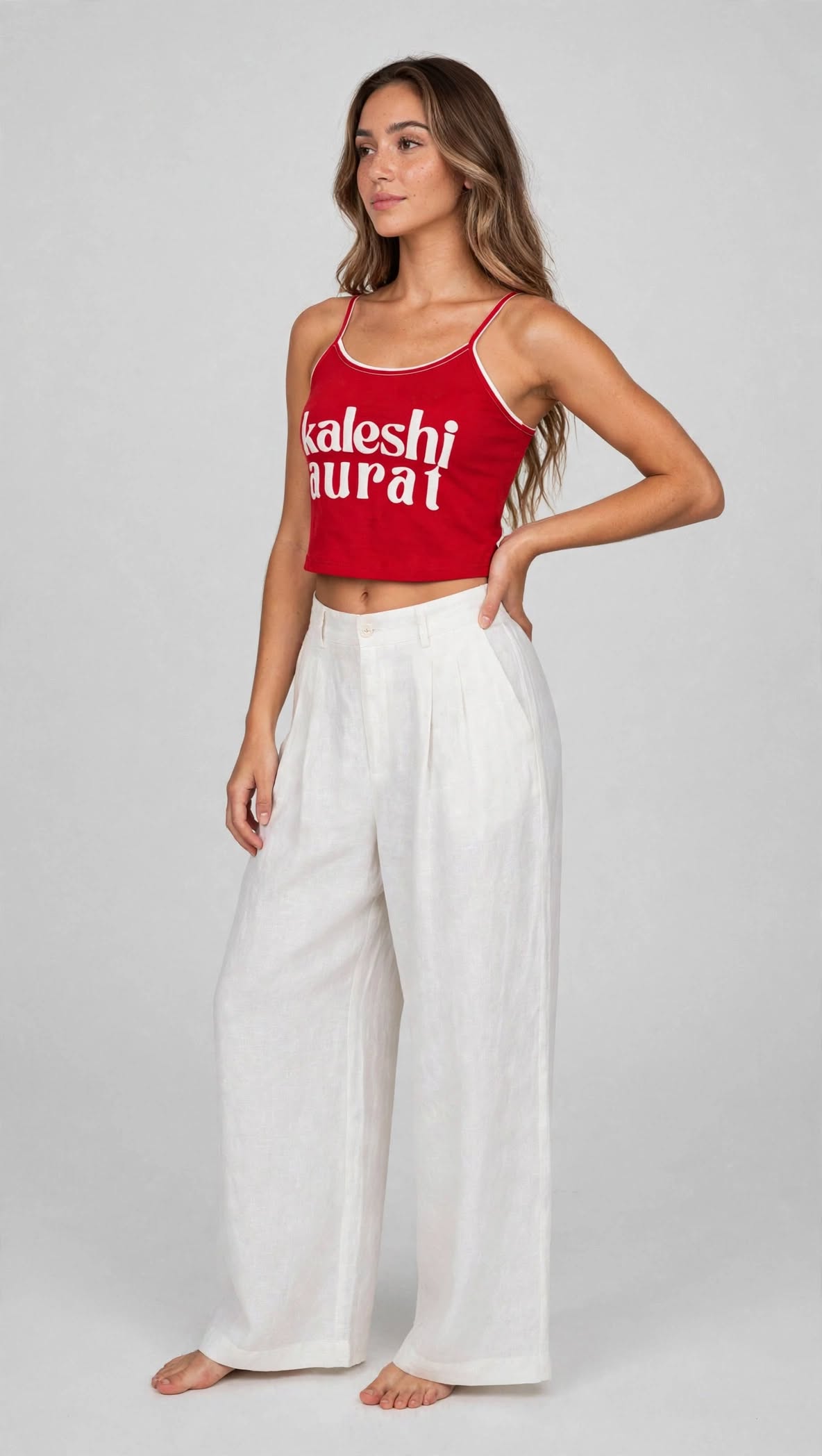Kaleshi Aurat Cropped Top