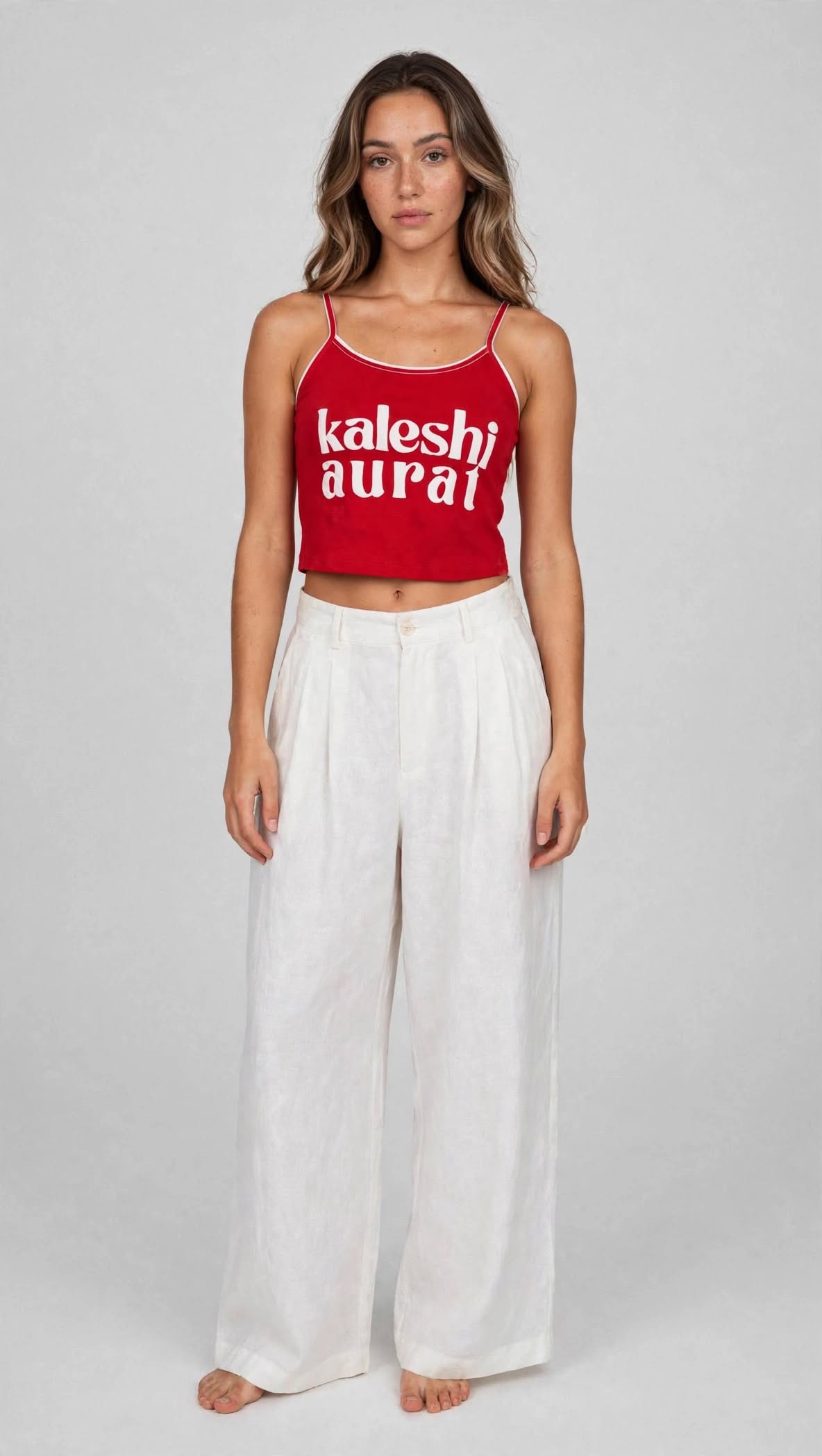 Kaleshi Aurat Cropped Top