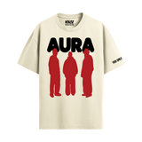 AURA OFF WHITE OVERSIZED T-SHIRT