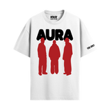 AURA WHITE OVERSIZED T-SHIRT