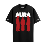 AURA BLACK OVERSIZED T-SHIRT