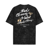 GOOD STORIES ACID WASH OVERSIZED T-SHIRT