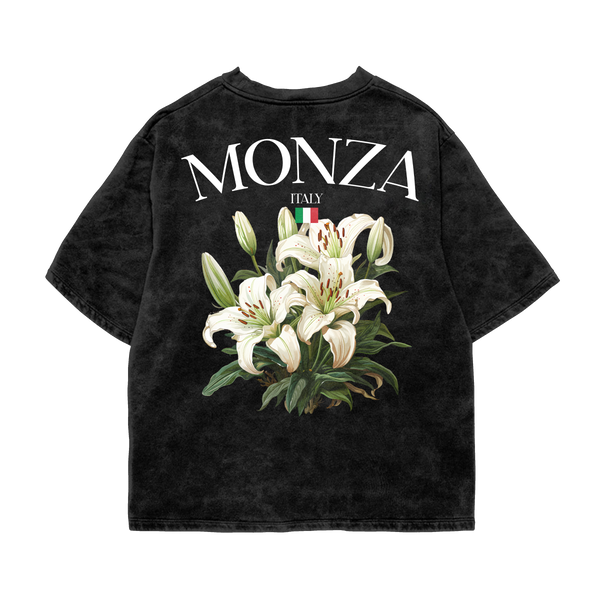 Monza Italy Oversized Tee – Acid Wash
