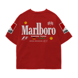 Marlboro Racing Oversized Tee – Red