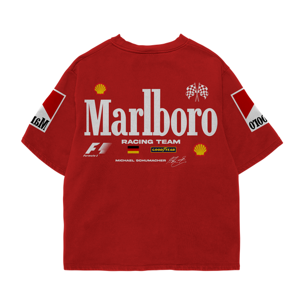 Marlboro Racing Oversized Tee – Red