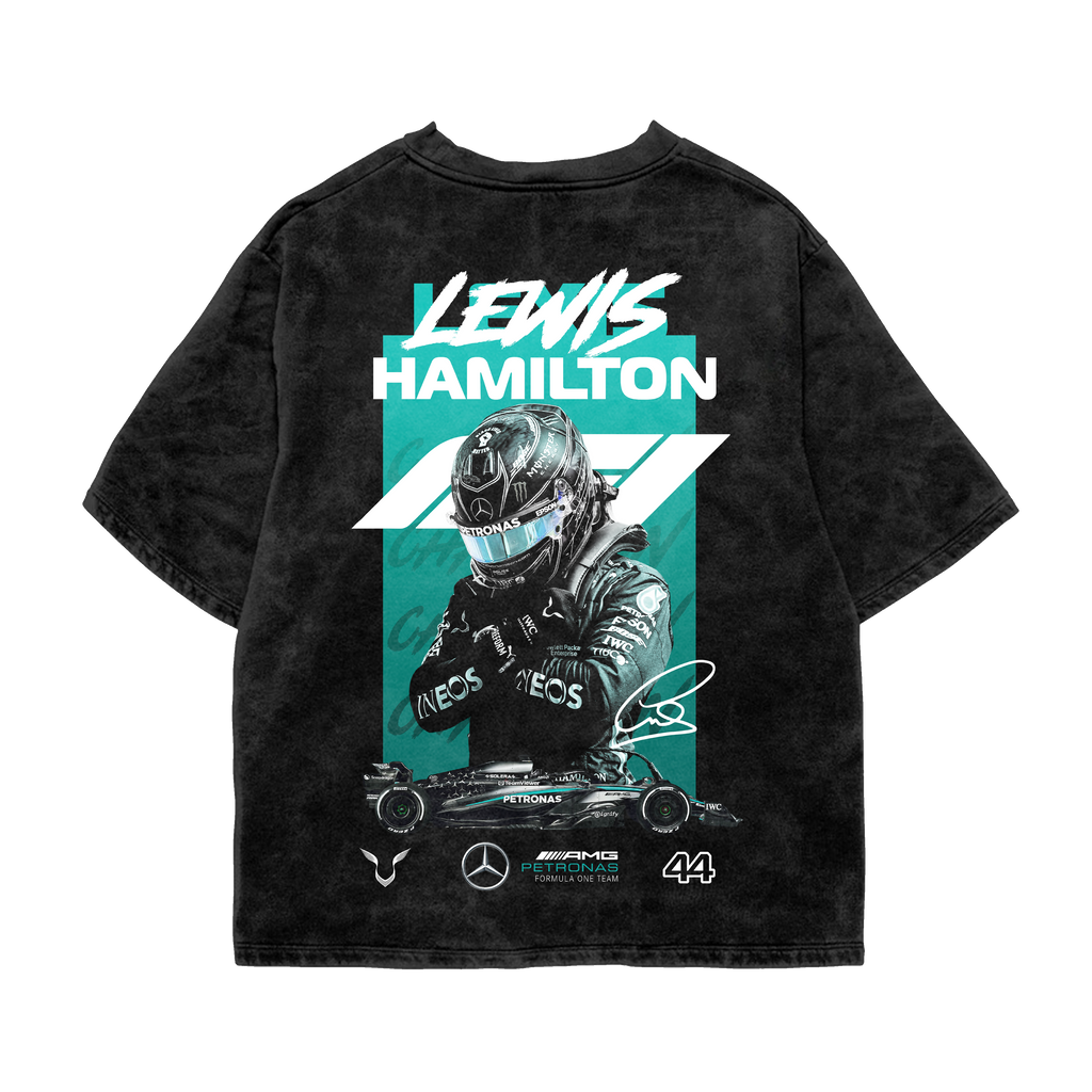 Lewis Hamilton Oversized Tee – Acid Wash