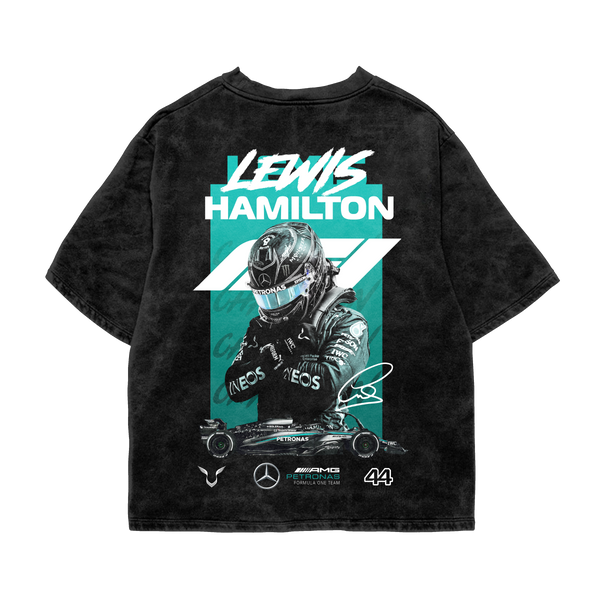 Lewis Hamilton Oversized Tee – Acid Wash