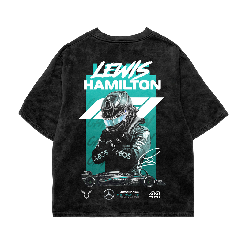 Lewis Hamilton Oversized Tee – Acid Wash