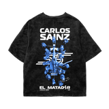 Carlos Sainz Oversized Tee – Acid Wash