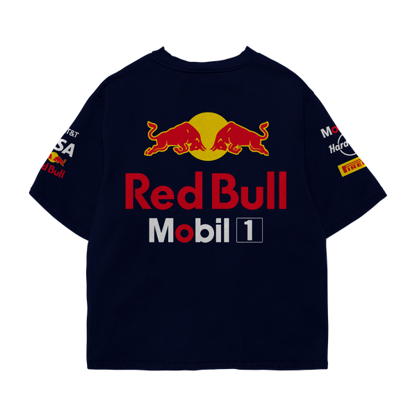Red Bull Racing Oversized Tee – Navy Blue