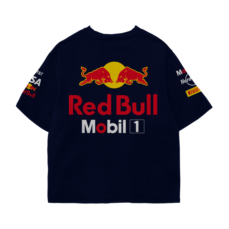 Red Bull Racing Oversized Tee – Navy Blue