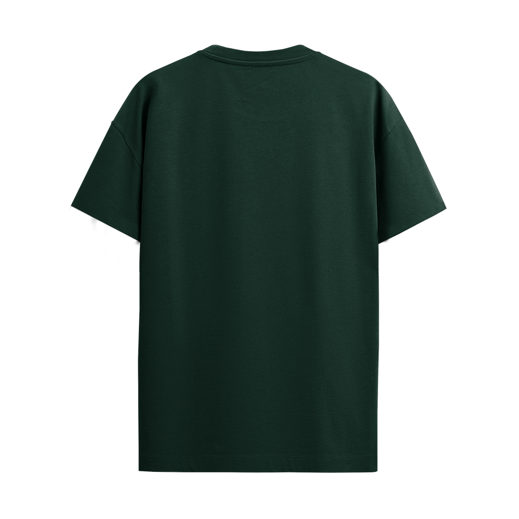 BASIC BOTTLE GREEN REGULAR FIT T-SHIRT