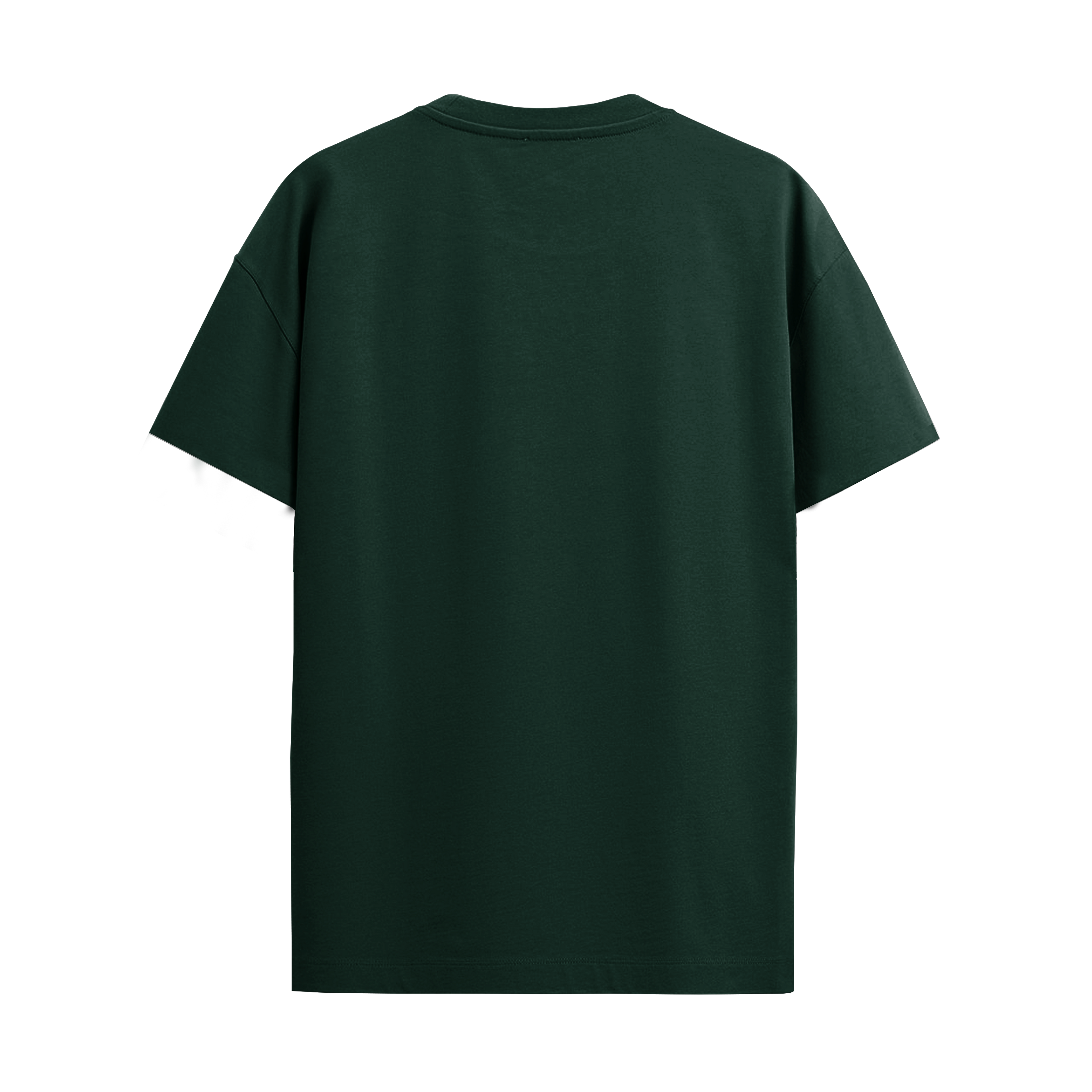 BASIC BOTTLE GREEN REGULAR FIT T-SHIRT