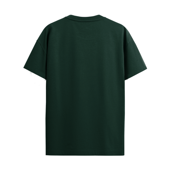 BASIC BOTTLE GREEN REGULAR FIT T-SHIRT