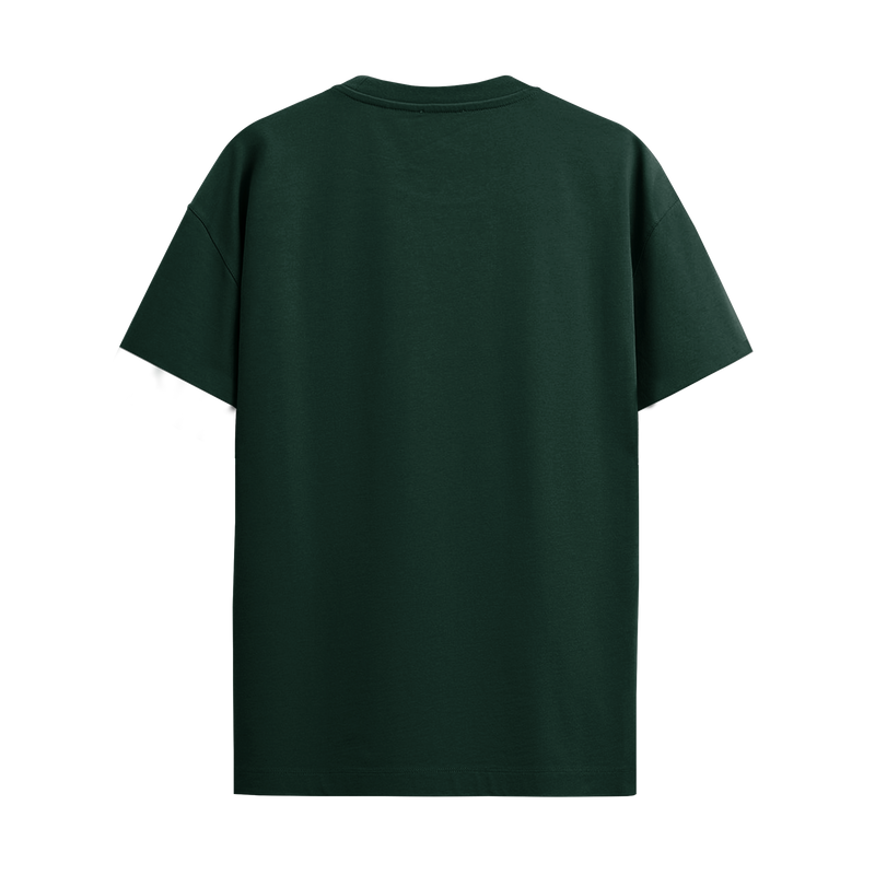 BASIC BOTTLE GREEN REGULAR FIT T-SHIRT