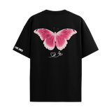 BUTTERFLY BLACK REGULAR FIT T-SHIRT