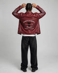Bikers Red Leather Jacket