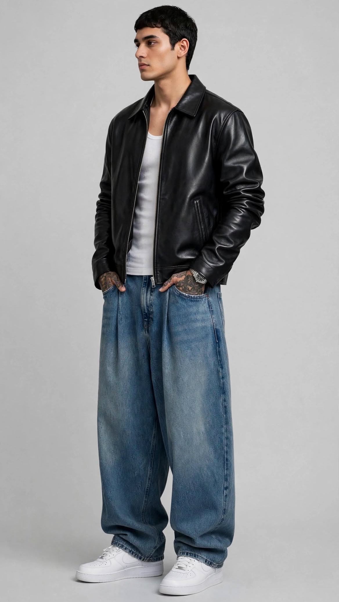 The Black Leather Jacket