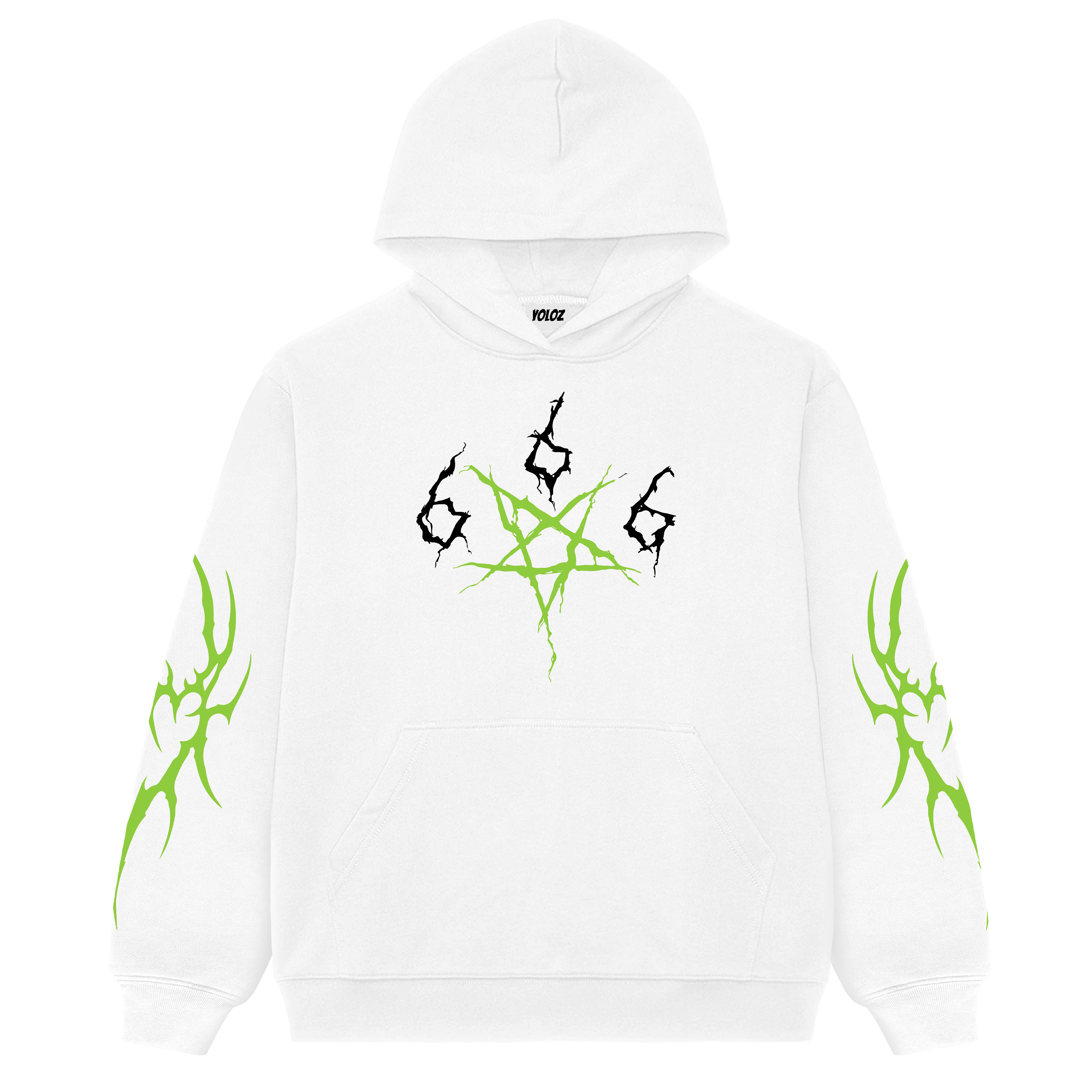 Dark Genesis Black Oversized Hoodie