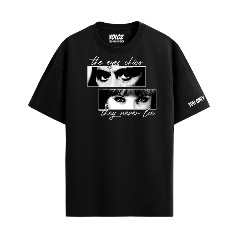 EYES NEVER LIE OVERSIZED T-SHIRT