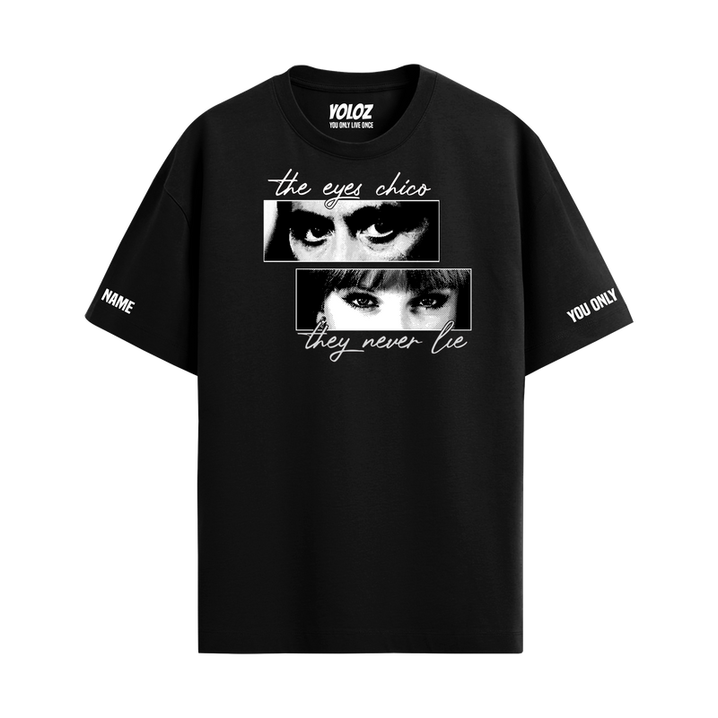 EYES NEVER LIE OVERSIZED T-SHIRT