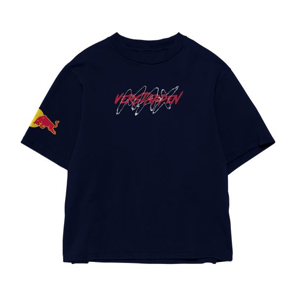 Max Verstappen Oversized Tee – Navy Blue