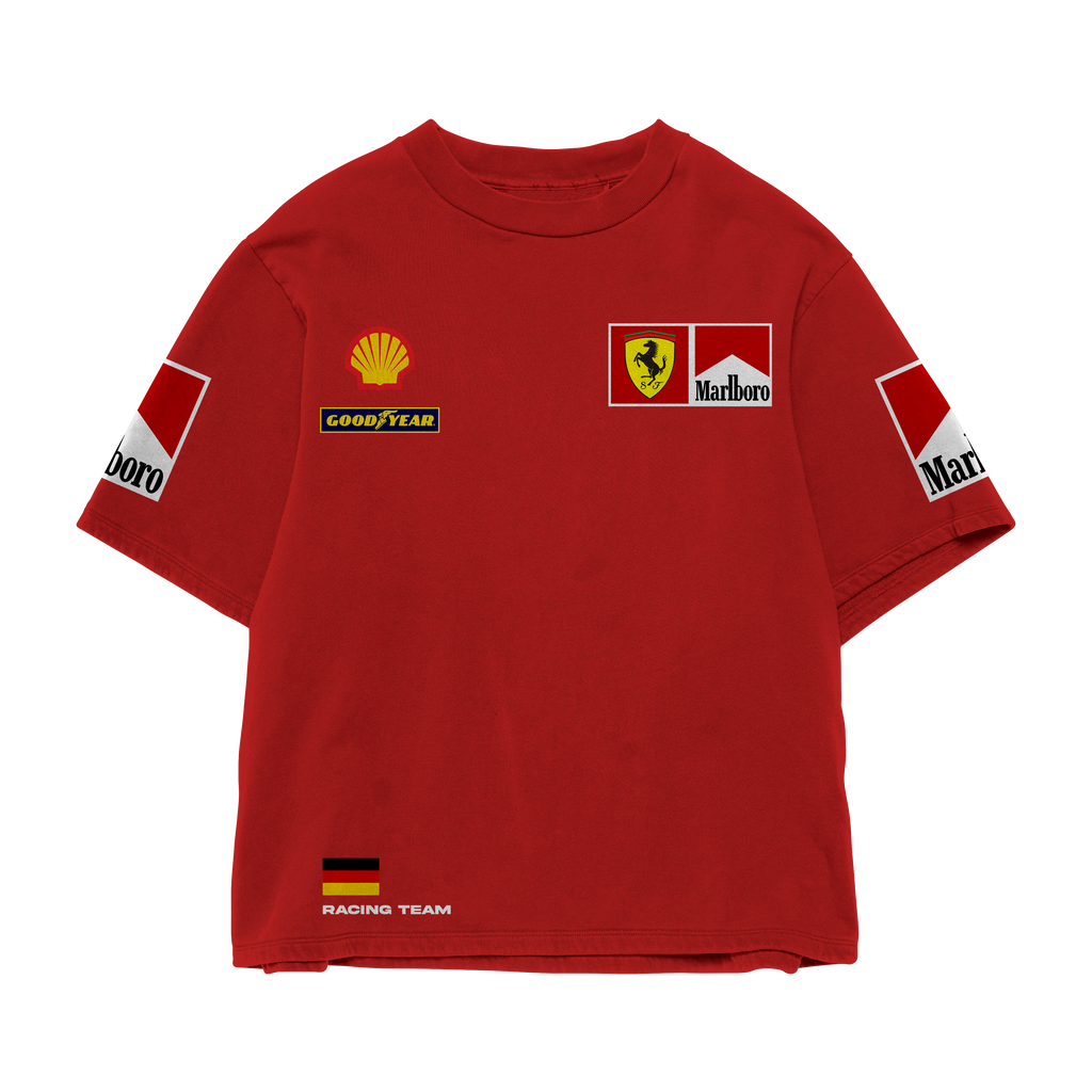 Marlboro Racing Oversized Tee – Red