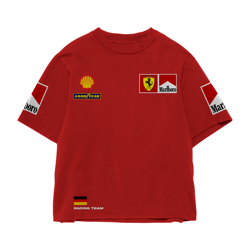 Marlboro Racing Oversized Tee – Red