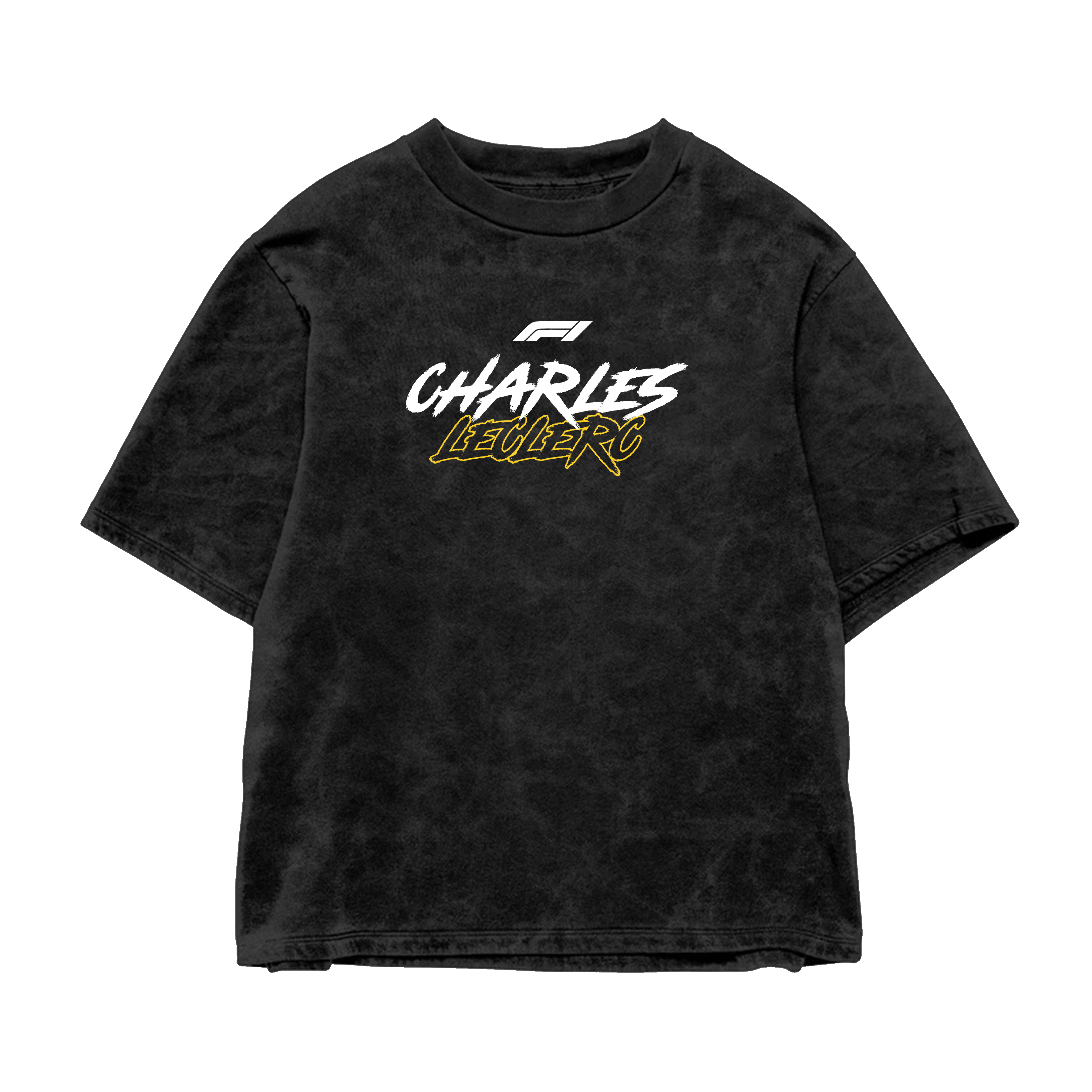 Charles Leclerc Oversized Tee – Acid Wash
