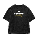 Charles Leclerc Oversized Tee – Acid Wash